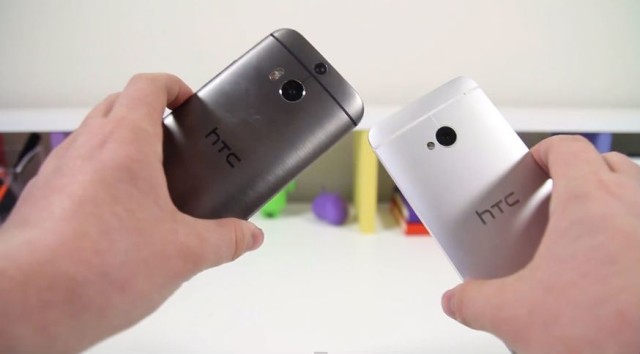 HTC ONE новая и старая модели вместе