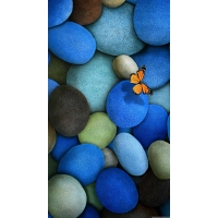 Цветные камушки - обои для HTC one m8